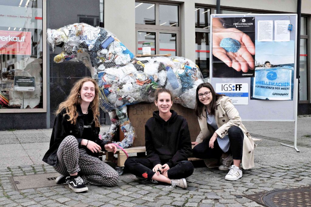 WPB II Projekt "Braunschweiger Löwe" aus Plastikmüll - IGS ...